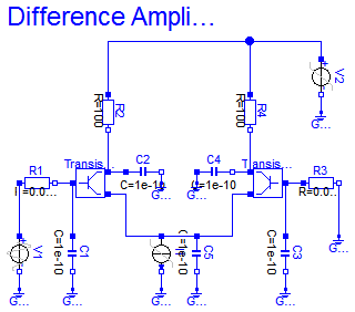 Modelica.Electrical.Analog.Examples.DifferenceAmplifier