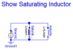 Modelica.Electrical.Analog.Examples.ShowSaturatingInductor