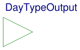 Buildings.Controls.Interfaces.DayTypeOutput