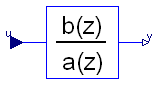 Modelica.Blocks.Discrete.TransferFunction