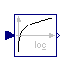 Modelica.Blocks.Math.Log