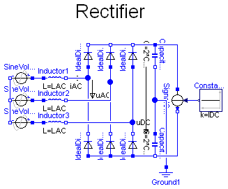 Modelica.Electrical.Analog.Examples.Rectifier