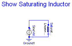 Modelica.Electrical.Analog.Examples.ShowSaturatingInductor