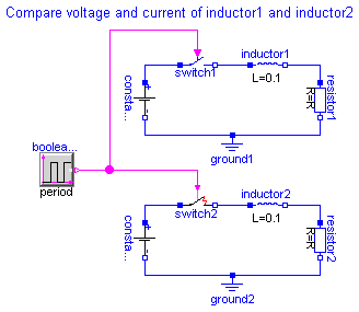 Modelica.Electrical.Analog.Examples.SwitchWithArc