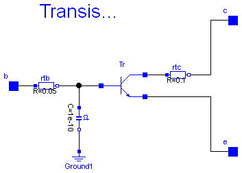 Modelica.Electrical.Analog.Examples.Utilities.Transistor