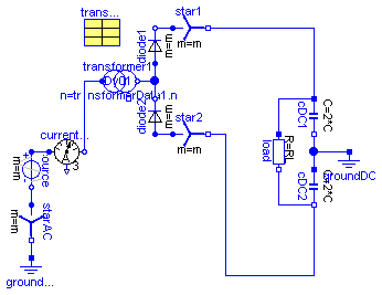 Modelica.Electrical.Machines.Examples.Rectifier6pulse