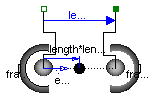 Modelica.Mechanics.MultiBody.Forces.LineForceWithMass