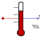 Modelica.Thermal.HeatTransfer.Rankine.TemperatureSensor