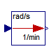 Modelica.Blocks.Math.UnitConversions.To_rpm