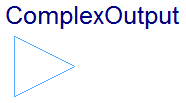 Modelica.ComplexBlocks.Interfaces.ComplexOutput