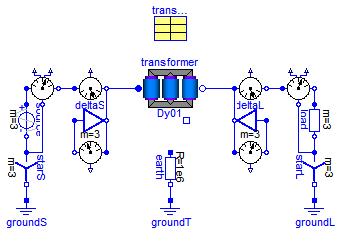 Modelica.Electrical.Machines.Examples.Transformers.TransformerTestbench