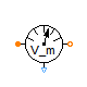 Modelica.Magnetic.FundamentalWave.Sensors.MagneticPotentialDifferenceSensor