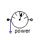 Modelica.Mechanics.Rotational.Sensors.PowerSensor