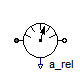 Modelica.Mechanics.Rotational.Sensors.RelAccSensor