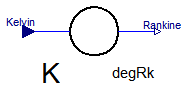 Modelica.Thermal.HeatTransfer.Rankine.FromKelvin