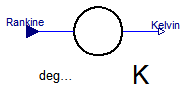 Modelica.Thermal.HeatTransfer.Rankine.ToKelvin