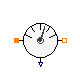 Modelica.Magnetic.FluxTubes.Sensors.MagneticPotentialDifferenceSensor