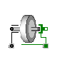 Modelica.Mechanics.Rotational.Components.IdealRollingWheel