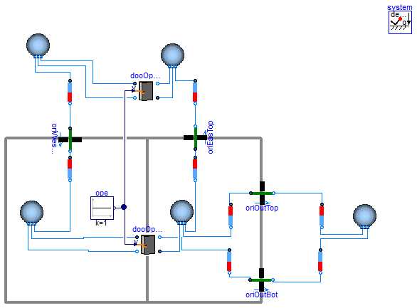 Buildings.Airflow.Multizone.Examples.ReverseBuoyancy3Zones