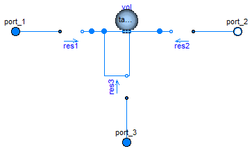 Buildings.Fluid.BaseClasses.PartialThreeWayResistance