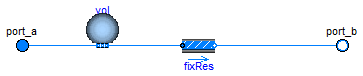 Buildings.Fluid.HeatExchangers.BaseClasses.DuctManifoldFixedResistance