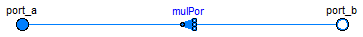 Buildings.Fluid.HeatExchangers.BaseClasses.PipeManifoldNoResistance