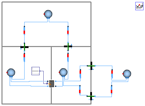 Buildings.Airflow.Multizone.Examples.ReverseBuoyancy3Zones