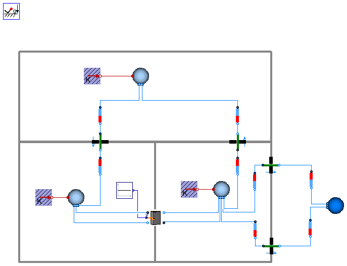 Buildings.Airflow.Multizone.Examples.Validation3Rooms