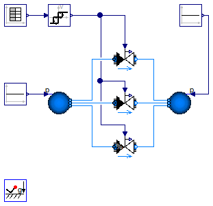 Buildings.Fluid.Actuators.Examples.TwoWayValvesMotor