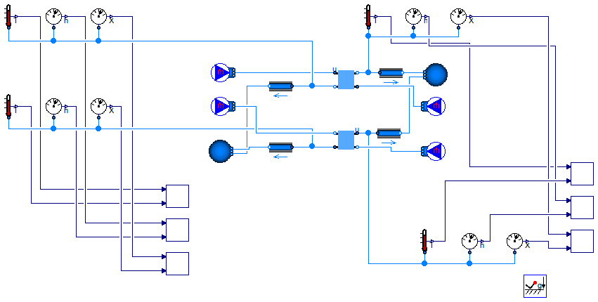 Buildings.Fluid.Interfaces.Examples.ReverseFlowMassExchanger