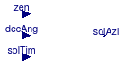 Buildings.BoundaryConditions.SolarGeometry.BaseClasses.SolarAzimuth