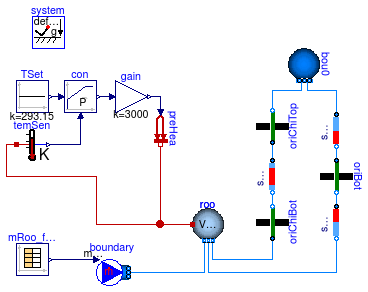 Buildings.Airflow.Multizone.Examples.ChimneyShaftNoVolume