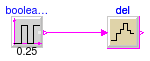 Buildings.Controls.Discrete.Examples.BooleanDelay