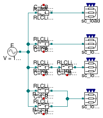 Buildings.Electrical.AC.ThreePhasesUnbalanced.Lines.Examples.ACLine_RLC