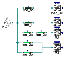 Buildings.Electrical.AC.ThreePhasesBalanced.Lines.Examples.ACLineMedium