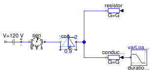 Buildings.Electrical.DC.Conversion.Examples.DCDCConverter