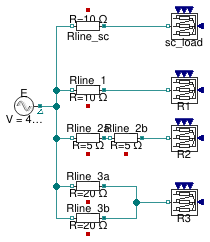 Buildings.Electrical.AC.ThreePhasesBalanced.Lines.Examples.ACLine_R