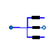 Buildings.Fluid.HeatExchangers.BaseClasses.DuctManifoldFixedResistance