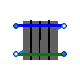 Buildings.Fluid.HeatExchangers.DryCoilCounterFlow