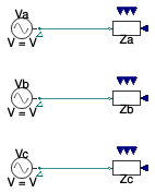 Buildings.Electrical.AC.OnePhase.Loads.Examples.ThreePhases