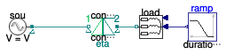 Buildings.Electrical.AC.ThreePhasesBalanced.Conversion.Examples.ACACConverter