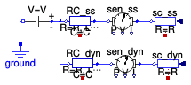 Buildings.Electrical.DC.Lines.Examples.RCModel