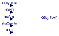 Buildings.Fluid.SolarCollectors.BaseClasses.EN12975SolarGain