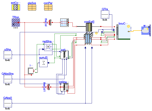 Buildings.ThermalZones.Detailed.Constructions.Examples.ExteriorWallWithWindow
