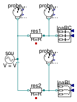 Buildings.Electrical.AC.ThreePhasesBalanced.Sensors.Examples.Probe
