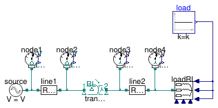 Buildings.Electrical.AC.ThreePhasesUnbalanced.Validation.IEEETests.Test4NodesFeeder.BalancedStepDown.DY