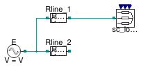 Buildings.Electrical.AC.ThreePhasesUnbalanced.Lines.Examples.ACLineMatrix_RLC