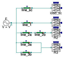 Buildings.Electrical.AC.ThreePhasesBalanced.Lines.Examples.ACLineMedium
