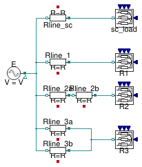 Buildings.Electrical.AC.ThreePhasesBalanced.Lines.Examples.ACLine_R