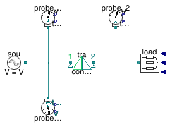 Buildings.Electrical.AC.ThreePhasesUnbalanced.Conversion.Examples.Converter